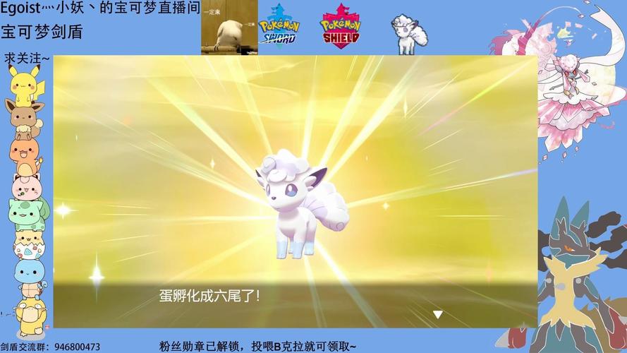 宝可梦剑盾闪光第二十四弹冰六尾萌萌哒