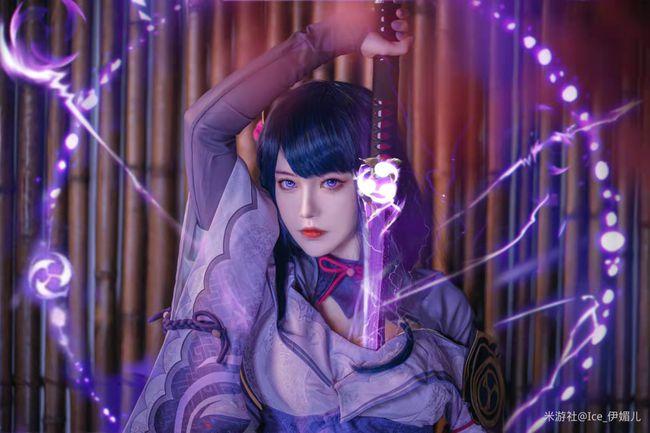 雷神拔刀好喜欢原神cos都在米游社你想要的这里全部都有