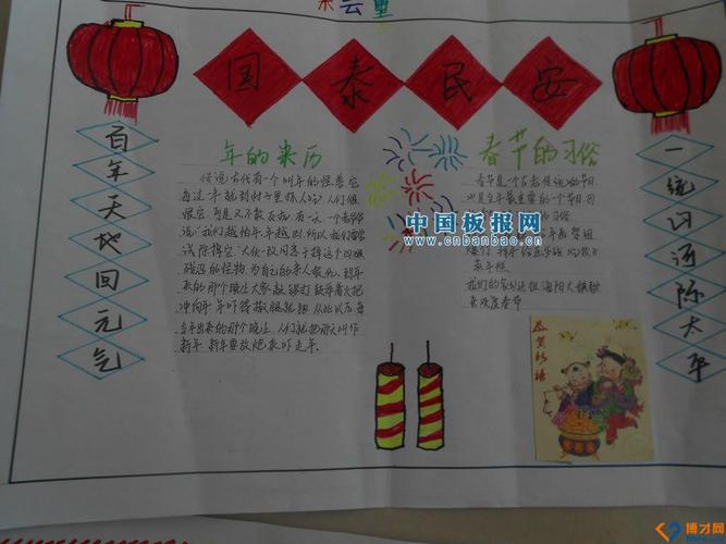 春节手抄报题目大全
