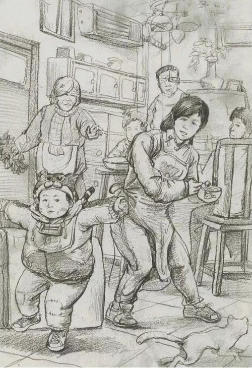 必看直击清华美院场景速写高分卷北京李靖画室