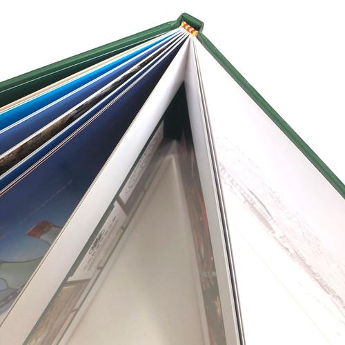 厂家制精装纸板画册酒厂宣传锁线胶装画册印刷