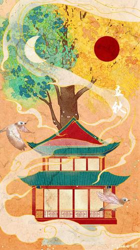 插画分享 | 绝美国风节气海报,新鲜出炉!