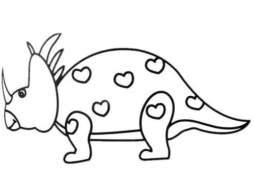 卡通恐龙怎么画简笔画图片 恐龙简笔画