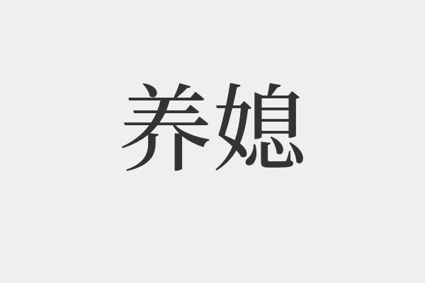 养媳是什么意思-养媳的拼音和解释-组词
