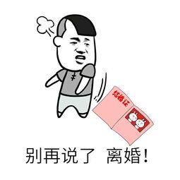 别说了离婚表情包 离婚协议签了表情包