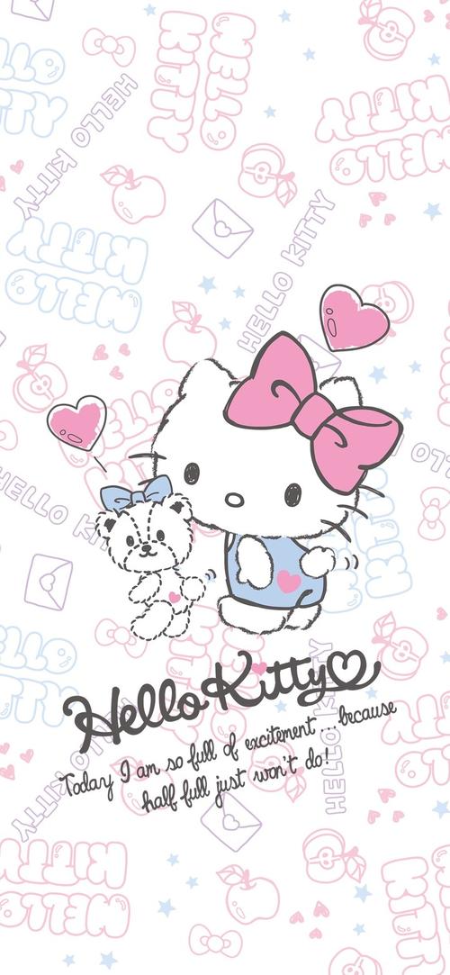 手机壁纸丨三丽鸥hellokitty凯蒂猫高清无水印卡通动漫可爱