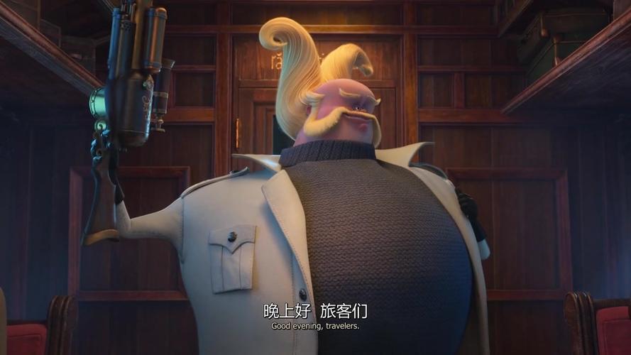 精灵旅社3 教授又来了,吓得众人纷纷逃出火车.