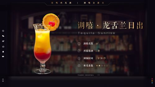 原创| 调嘻鸡尾酒 之「龙舌兰日出」