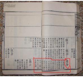名人欧阳修家族家谱 安徽 欧阳氏宗谱 21卷 19册活字本 .31.1*19.