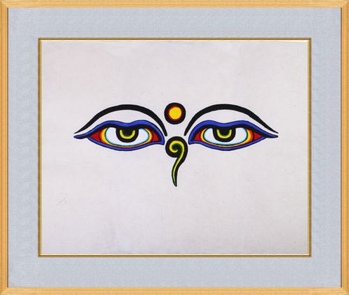 是尼泊尔的佛眼(是佛教文化)