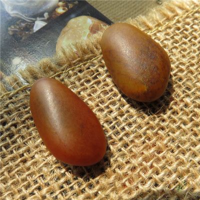 苏州【润石玉雕】工作室和田玉籽料天然原籽 黄沁原石 黄玉吊坠