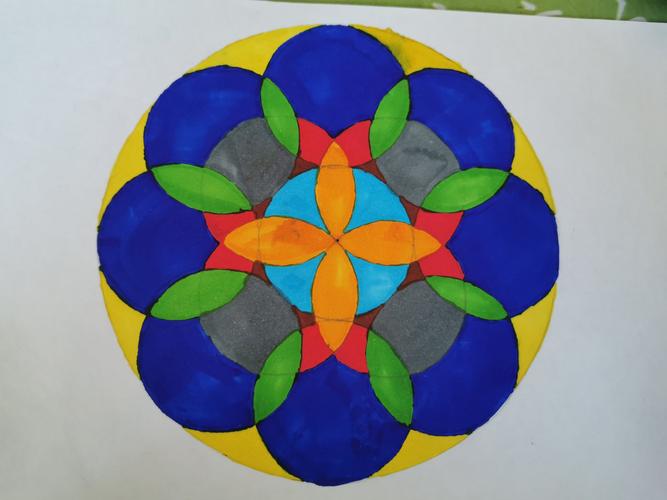 数学果真奇妙,图案如此动人--记延安实验小学六年级数学组圆形图案