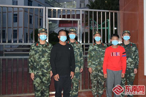 5月4日,2名嫌疑人主动向宁德海警局投案自首.江仰清 供图