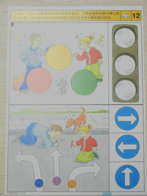 逻辑狗中班上交通常识