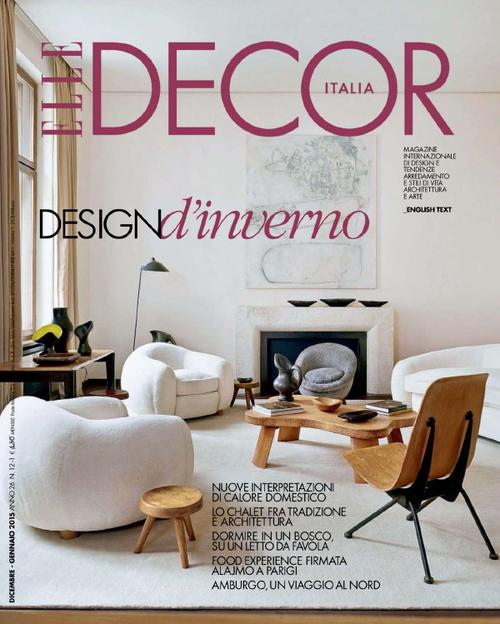 [意大利版]elle decor 时尚家居杂志 2014年12月刊-2015年1月刊