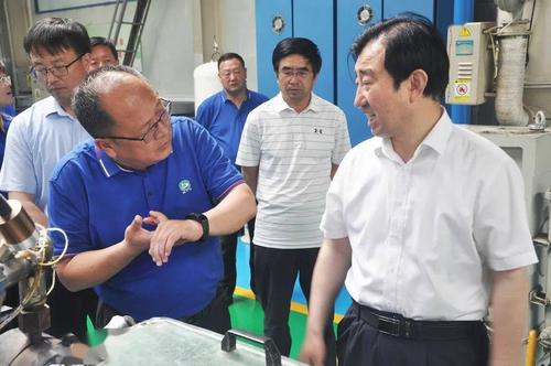 大禹动态|甘肃省水利厅厅长霍卫平莅临大禹节水调研指导工作