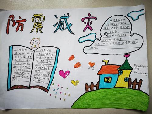 我校举行了"防震减灾科普知识手抄报比赛"