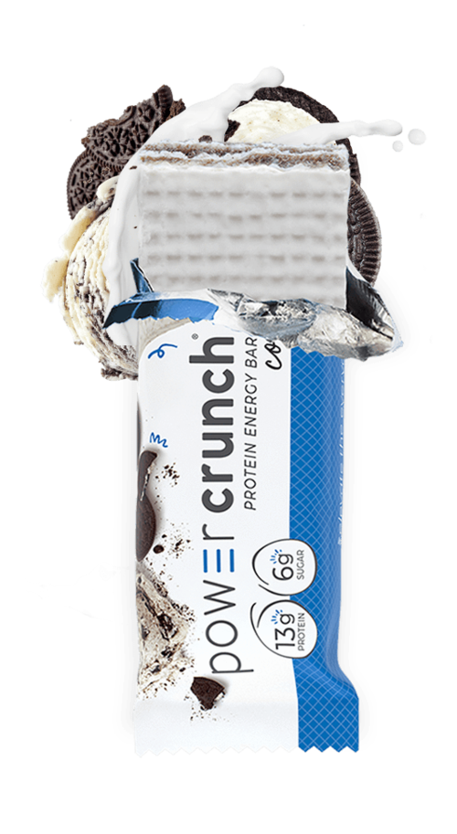 power crunch - protein energy bar - cookies & creme
