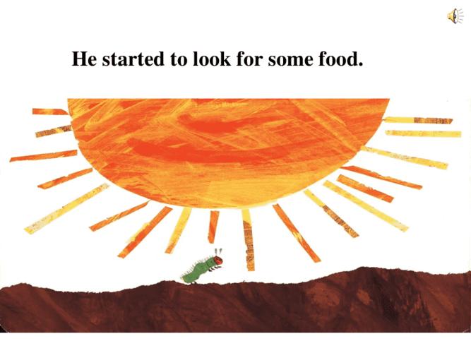 好饿的毛毛虫纯英文 ppt