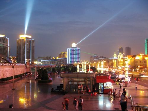 海河外滩/夜景/天津/塘沽