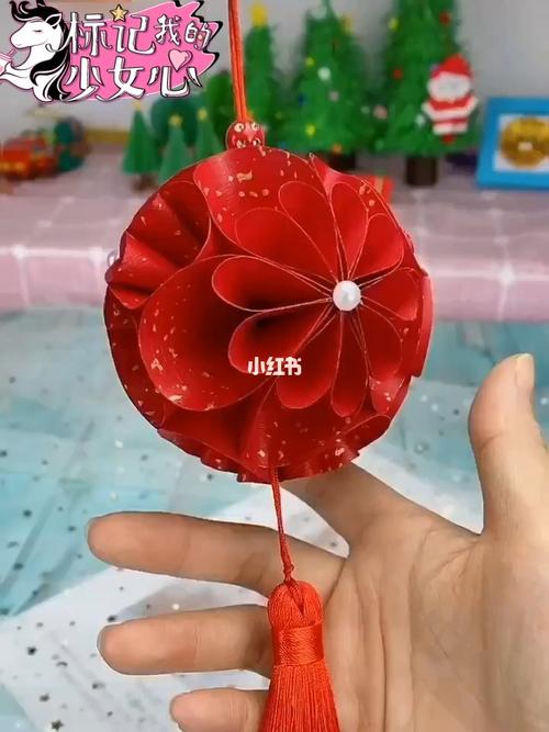 超红灯笼花_幼儿园_diy手工制作_兴趣爱好_手工