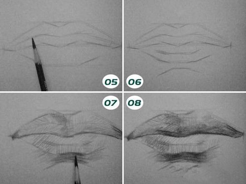 素描嘴巴怎么画?绘画新手怎么画好素描嘴巴!_手机搜狐网