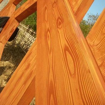 福建专业钢结构木纹漆施工团队 华彩品牌仿古木纹漆厂家直销 福建华彩