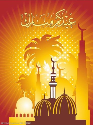 梦幻夏日伊斯兰教背景图片