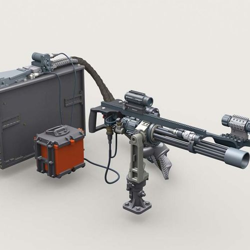 lf3d048 m134d minigun basic set #1 w/4,000rd ammo box (1/35