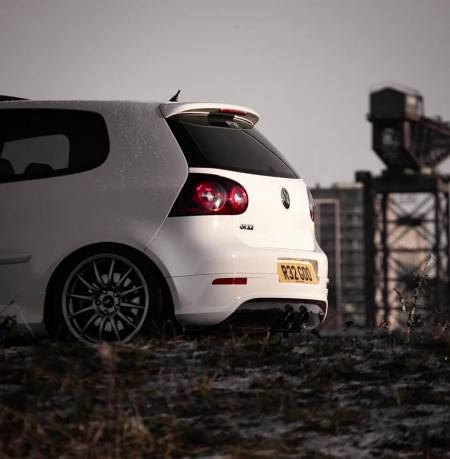 蓝针大众钢炮魂-golf r|老埃说车