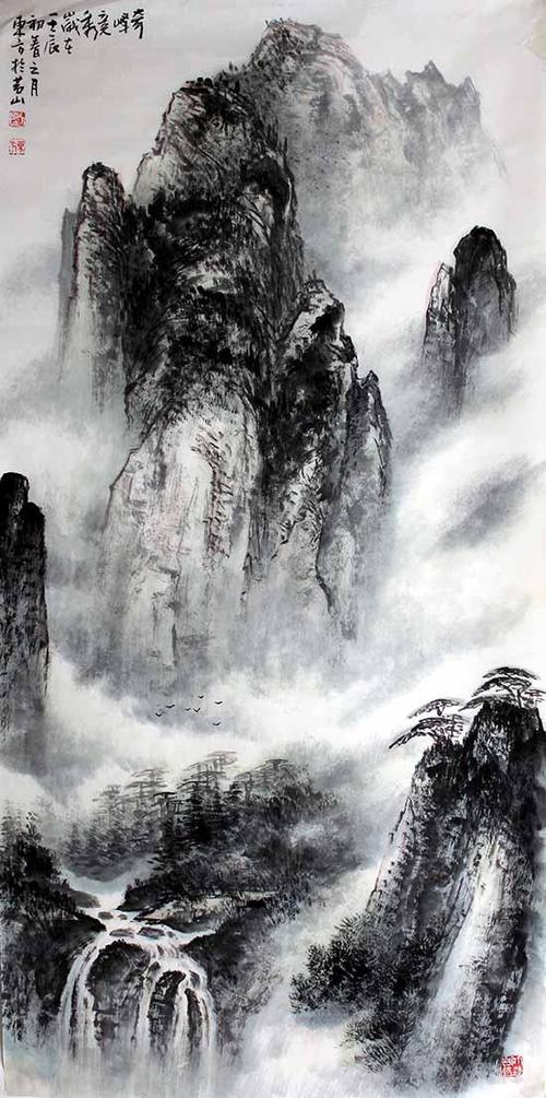 "艺海拾贝"山水画家刘东方作品系列网展:浮生如梦