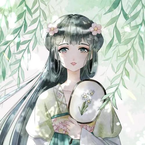 仙气古风女生头像|万事都要全力以赴 包括开心