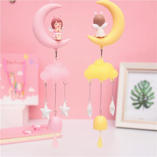 是 商品款号: (ss)b82156 商品编码: color1121-15粉色月亮安妮风铃