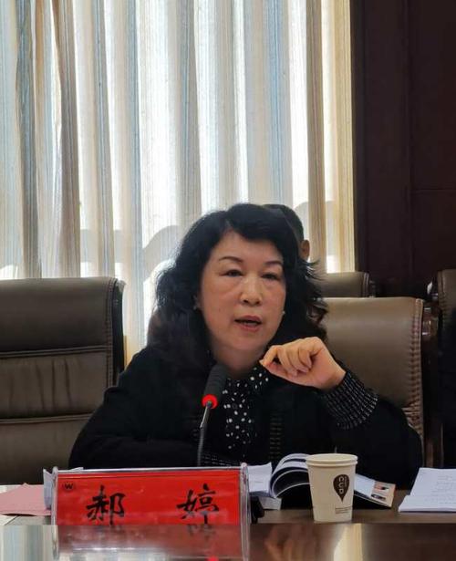 贺进孙女,省审计厅党组成员,总审计师郝婷发言.