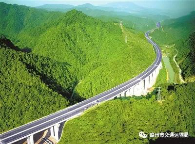 宁定高速穿越崇山峻岭,赣州新增一条南北交通"大动脉".