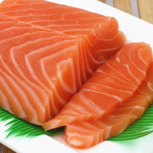 【时时惠】挪威冰冻鲜美三文鱼中断400g带皮 刺身进口