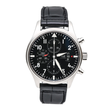 二手95新万国iwc飞行员系列精钢自动机械男表手表男奢侈品腕表iw