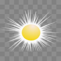 光芒四射太阳光线