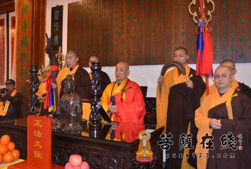 【高清图集】上海真如寺举行传觉法师升座庆典暨宝塔佛像开光仪式