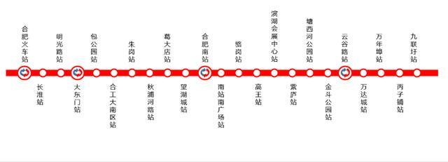 快讯!明天上午8:56,合肥地铁3号线正式开通(附运营时刻表)