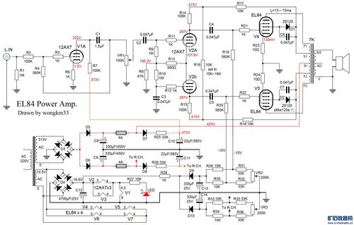 仿制隔壁坛6p14推挽,个人感觉很好