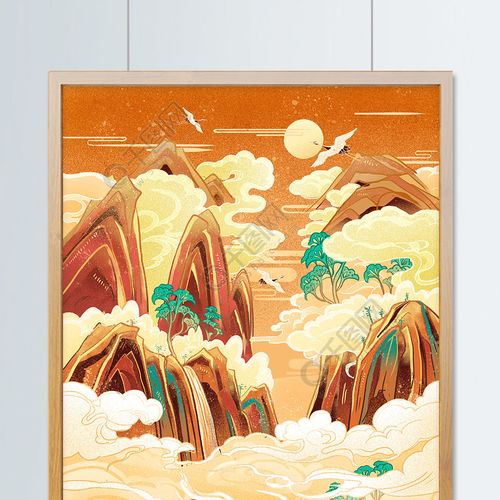 中国风山水写意插画1年前发布