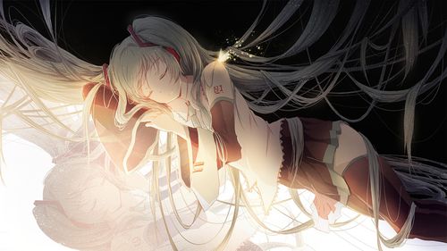 甜美养眼的初音未来桌面壁纸