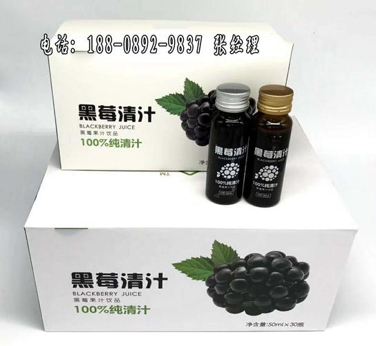厂家代加工无添加黑莓原液青汁 黑莓原浆oem贴牌厂商