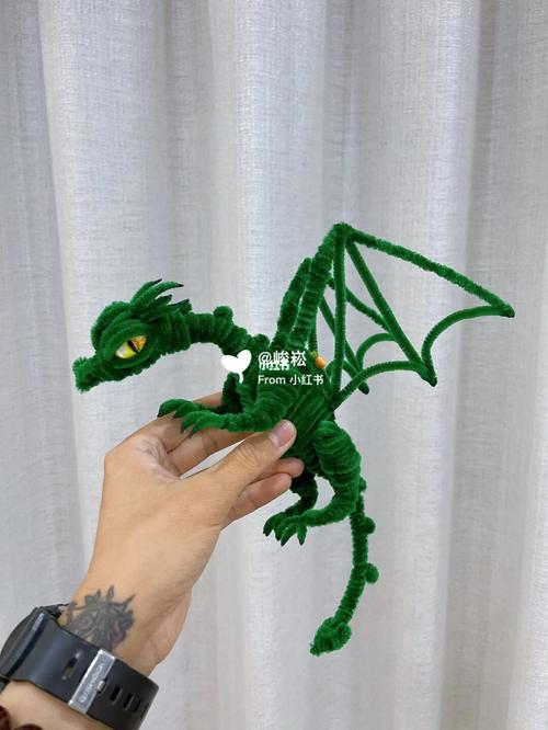 今天的3只mini仔_宝蓝色_扭扭棒龙_兴趣爱好_玩具