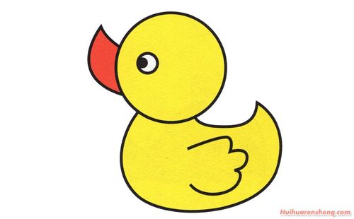 简笔画动物彩色3