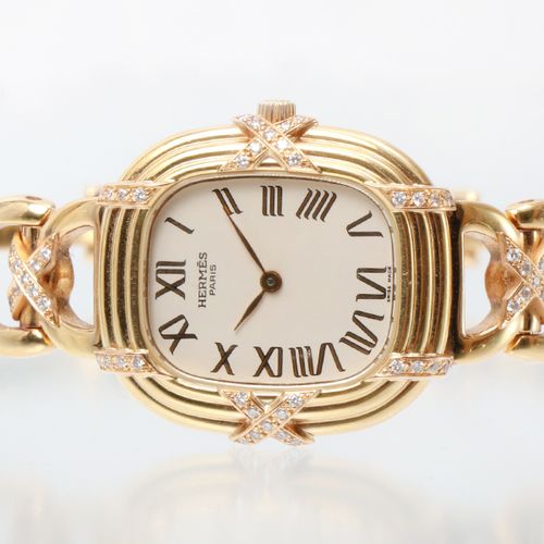 hermes 18k钻石faubourg手表