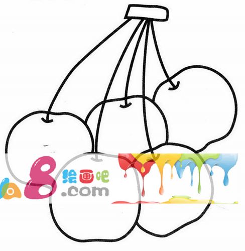 樱桃简笔画图片素材大全