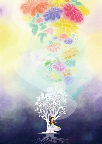 小清新唯美插画