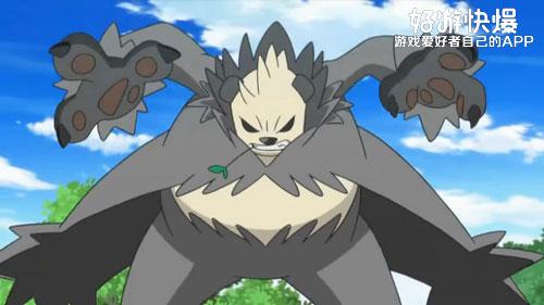 且队伍中存在恶属性宝可梦时可以进行进化,进化型流氓熊猫在原先格斗